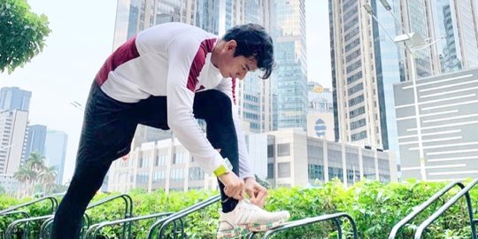 Intip 4 Potret Rendy Kusdiana Pemain Kisah Nyata Spesial saat Olahraga, Tubuh Atletis