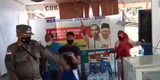 'Di Depan' Jokowi-Maruf, Pedagang Kecil Jadi Korban PPKM: Anak Istriku Bagaimana?