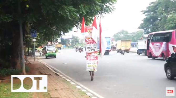 pria ini 4 tahun nekat jalan kaki keliling indonesia