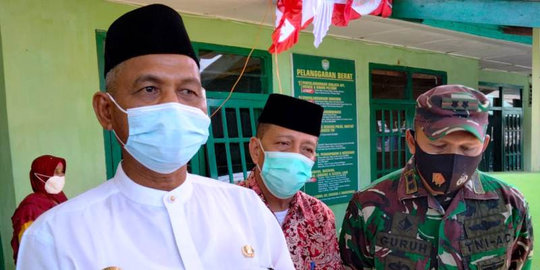 Pastikan Terapkan Prokes, Salat Iduladha di Masjid Nagan Raya Diawasi TNI-Polri