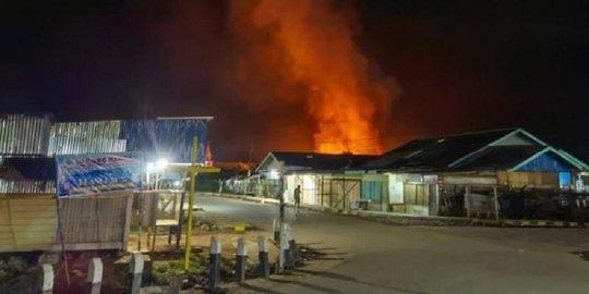 Polres Nabire Olah TKP & Gelar Patroli Rutin Buntut Aksi Pembakaran di Dogiyai Papua - Vimarsana News