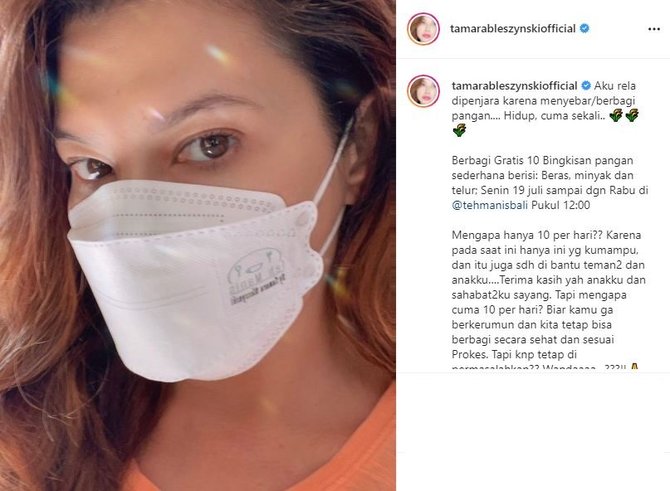 tamara bleszynski bagi pangan gratis