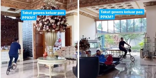 Sultan Banten Tajir Mampus, Gowes Brompton Dalam Rumah Gedongnya yang Super Mewah