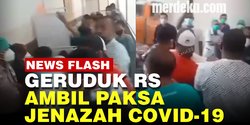 VIDEO: Tolak Dimakamkan Pakai Protokol Covid-19, Keluarga Ambil Jenazah di RS