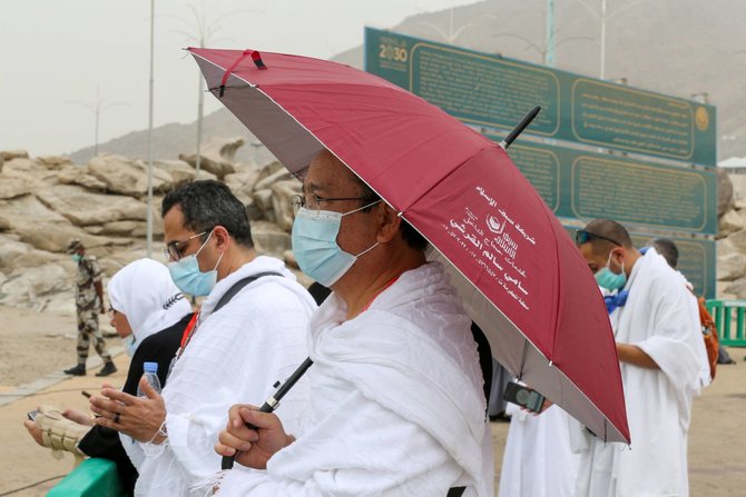 jemaah haji wukuf di arafah