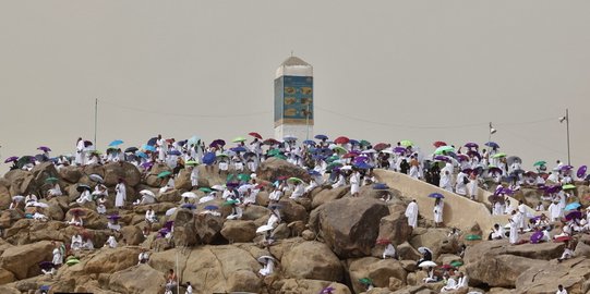 Jemaah Haji Jalani Prosesi Wukuf di Arafah