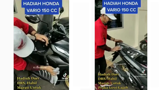 terungkap pemberi hadiah ke praka izroy