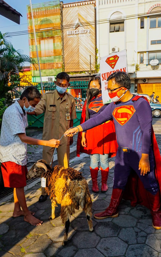 superman bagi hewan kurban