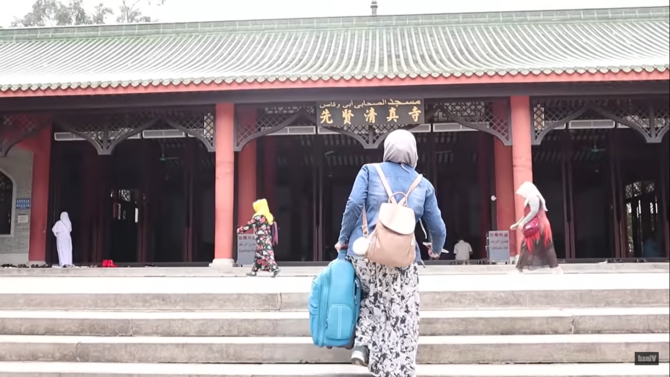 potret makam sahabat nabi muhammad saw di cina