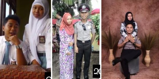 Kisah Cinta Bu Guru dengan Pak Polisi, Bersemi Sejak SMP Happy Ending di Pelaminan