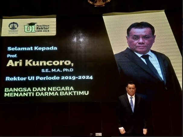rektor ui terpilih ari kuncoro