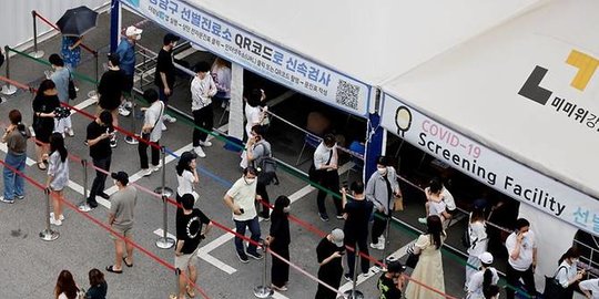 Korea Selatan Laporkan Hampir 2.000 Kasus Baru Covid-19, Rekor Harian Tertinggi