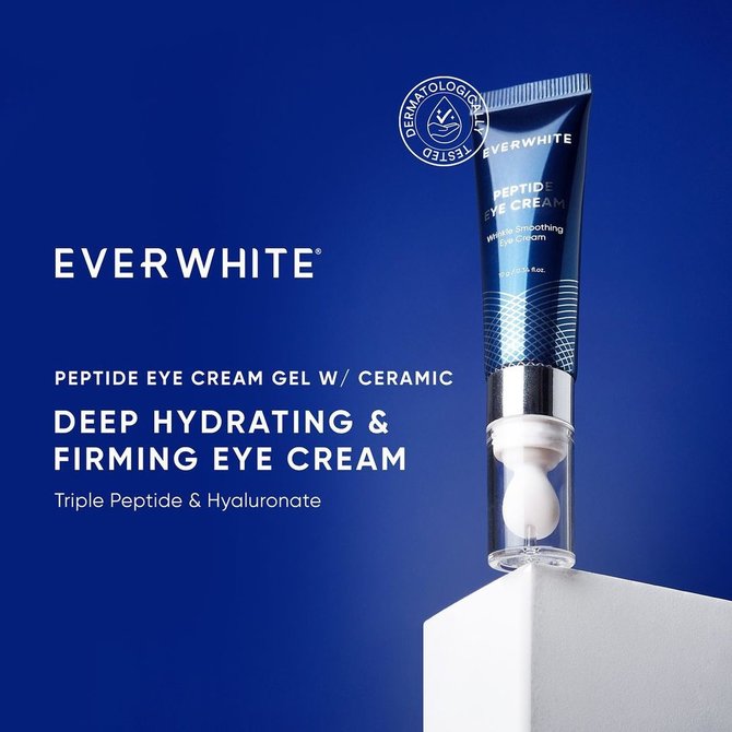 6 rekomendasi eye cream lokal dengan kandungan peptide bye penuaan dini