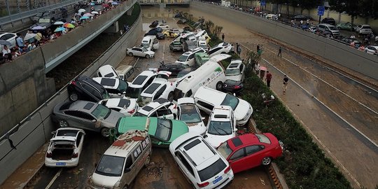 Kondisi China Diterjang Banjir Parah