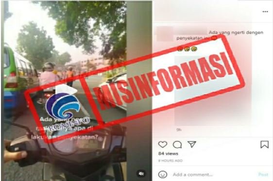 video pengendara lolos penyekatan di bogor