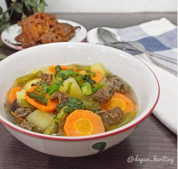 11resep sup daging kuah gurih dan segar sajian lezat menyehatkan