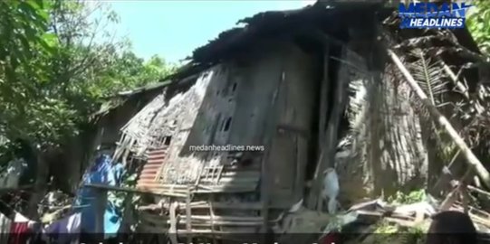 Tak Tersentuh Bantuan, Keluarga di Medan Ini Tinggal di Gubuk Reyot Puluhan Tahun