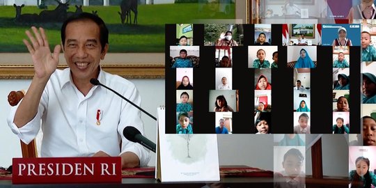 Jokowi Ditanya Siswa SD di Banyumas: Kalau jadi Presiden Ngapain Aja?