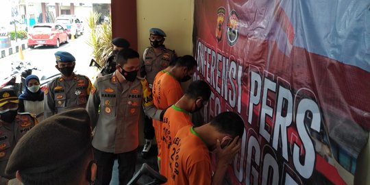 Polres Bogor Ciduk Komplotan Debt Collector yang Kerap Beraksi di Cileungsi