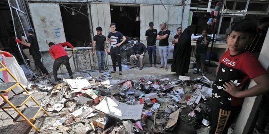 Irak Tangkap Teroris di Balik Pengeboman Pasar pada Malam Iduladha yang Diklaim ISIS