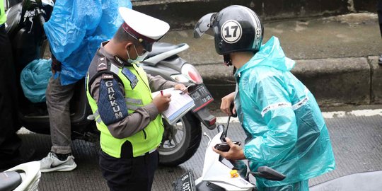 Diduga akan Balap Liar, 70 Pengendara Ditilang dan 5 Unit Dikandangkan