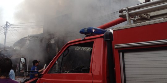 Ruko di Cimanggis Depok Terbakar, Diduga Dipicu Korsleting Listrik