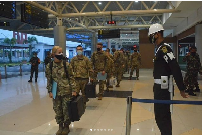 potret kedatangan tentara amerika di indonesia