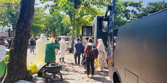 Ratusan Warga Klaten yang Isoman Dipindahkan ke Asrama Haji Donohudan