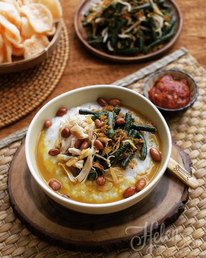 11 resep olahan bubur beras lembut dan lezat cocok untuk menu sarapan