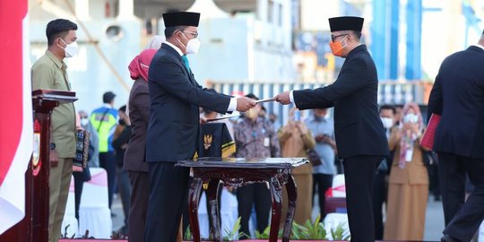 Tepat 2 Tahun Demosi 1.063 ASN, Danny Kembali Lantik Pejabat Eselon II - Vimarsana News