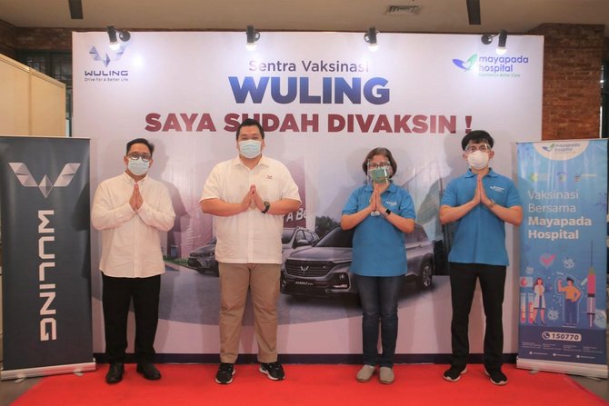 wuling gelar sentra vaksinasi covid 19 gratis begini cara pendaftarannya