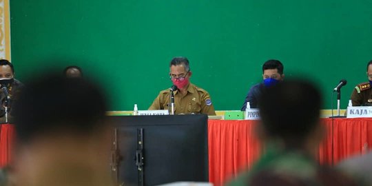 Wali Kota Tarakan Gelar pertemuan Secara Daring Terkait Pelaksaan PPKM Level 4