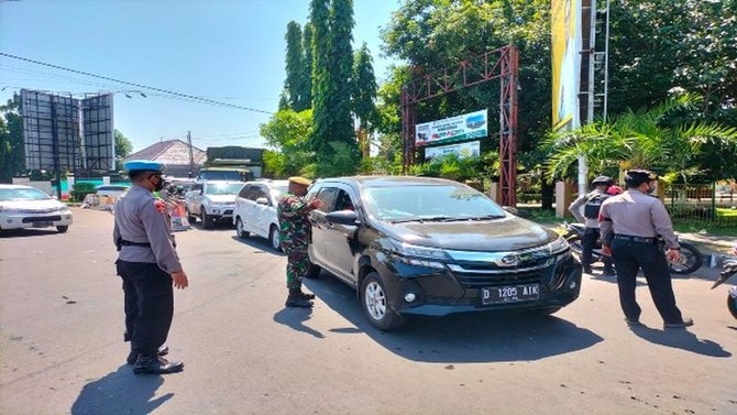 penyekatan ppkm level 4 di kota cirebon