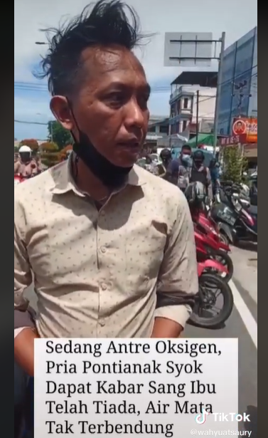 lagi antre oksigen syok dikabari ibu telah meninggal