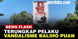 VIDEO: Pelaku Vandalisme Baliho Puan 'PKI dan Koruptor' Diciduk