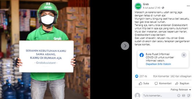 hoaks driver ojol minta presiden jokowi untuk turun