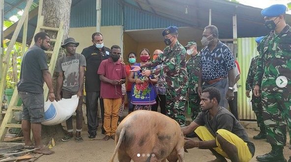 begini kondisi pria usai diinjak tentara