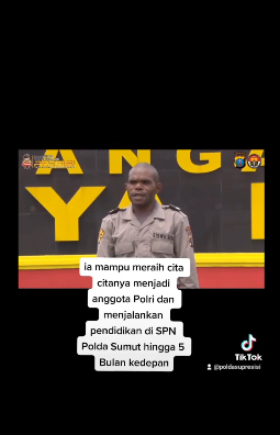 perjuangan anak yatim piatu dari papua jadi polisi