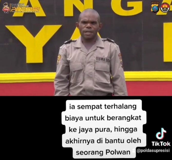 cerita perjuangannya masuk polri remaja asal papua ini bikin haru kapolda sumut