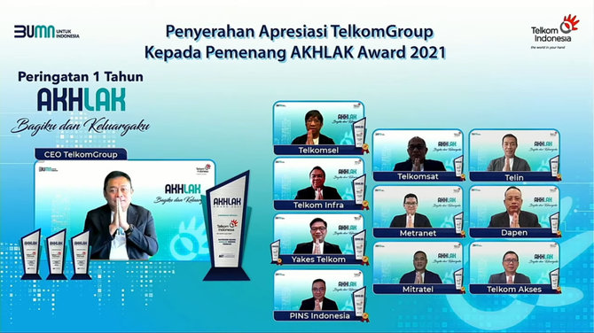 telkom group canangkan komitmen nilai akhlak demi akselerasi digital indonesia
