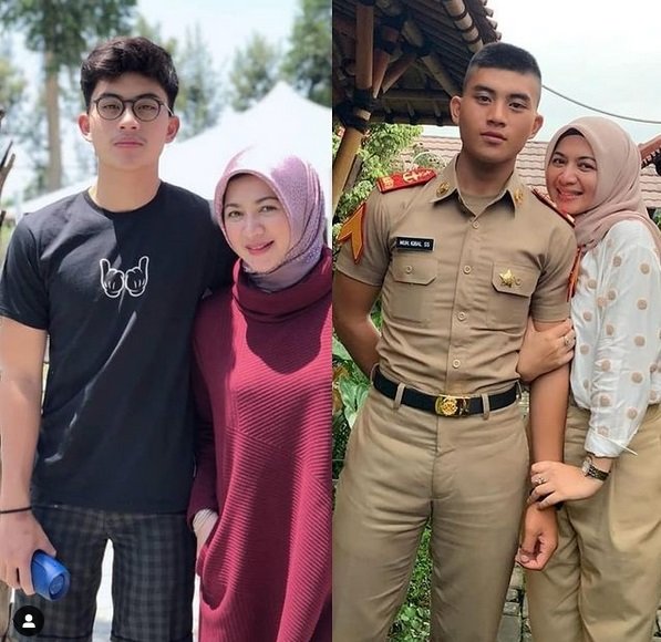 potret taruna akmil ganteng dan ibunda
