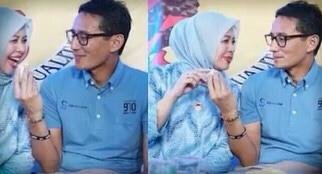 sandiaga uno dan istri