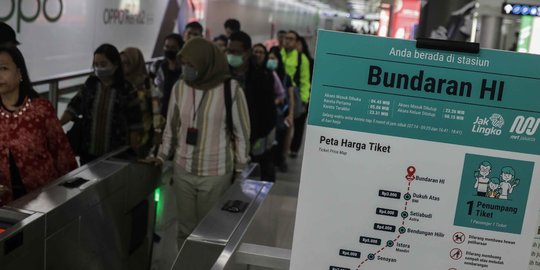 Juli 2021, Penumpang MRT Turun 80 Persen