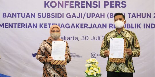 Kemnaker Terima Data Calon Penerima Bantuan Subsidi Upah bagi Pekerja Tahun 2021