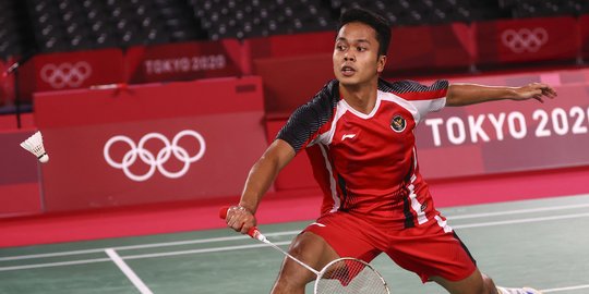 Taklukkan Antonsen, Anthony Ginting Melaju ke Semifinal Olimpiade 2020