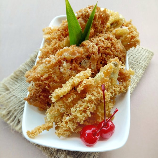 ilustrasi pisang goreng