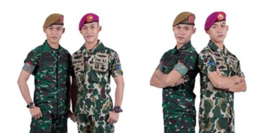 Sama Rupa Sama Mimpi, Potret Anak Kembar Sukses jadi TNI AL & AD Bikin Bangga