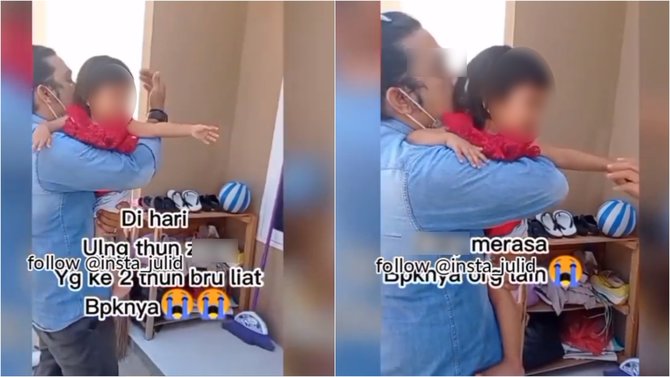 ortu cerai karena pelakor begini reaksi anak tak ketemu ayah sejak lahir