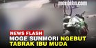 VIDEO: Kronologi Laju Kencang Moge Tabrak Ibu Muda Ditabrak dari Belakang