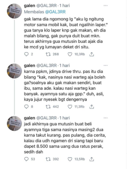 kisah pengamen cilik viral hitung mobil di jalan karena tahan lapar